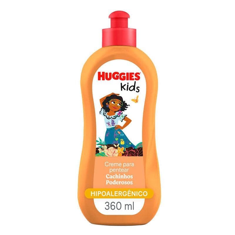 Creme para Pentear Huggies Kids Encanto Cachinhos Poderosos 360ml