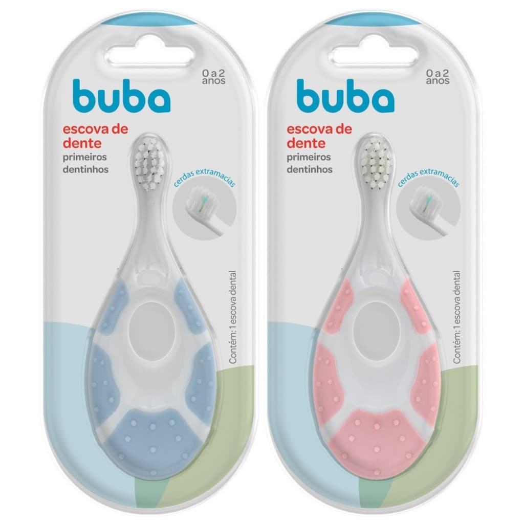 Escova Dental de Treinamento Buba Primeiros Dentinhos