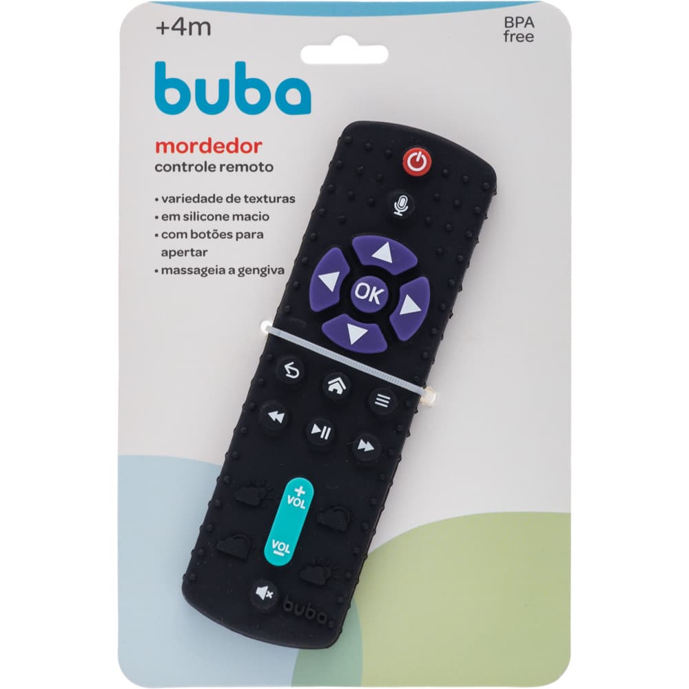 Mordedor Meu Controle Remoto de TV Buba Bebê Macio