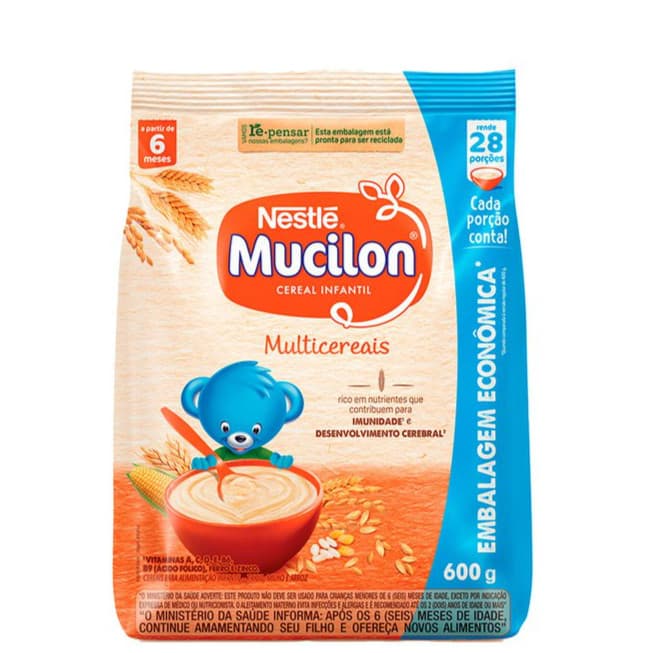 Mucilon Sachê 600g Multicereais Cereal infantil