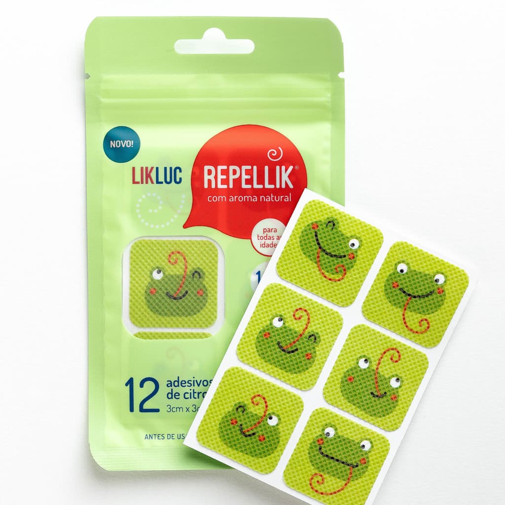 Adesivos Repelentes Repellik Proteção Natural contra Insetos