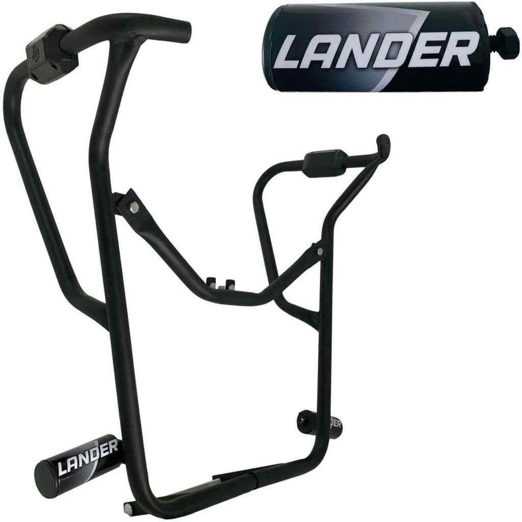 Lander 250 Modelo 2024 Protetor Carenagem Motor Tanque Preto Mata Cachorro com Pedal Slider Moto