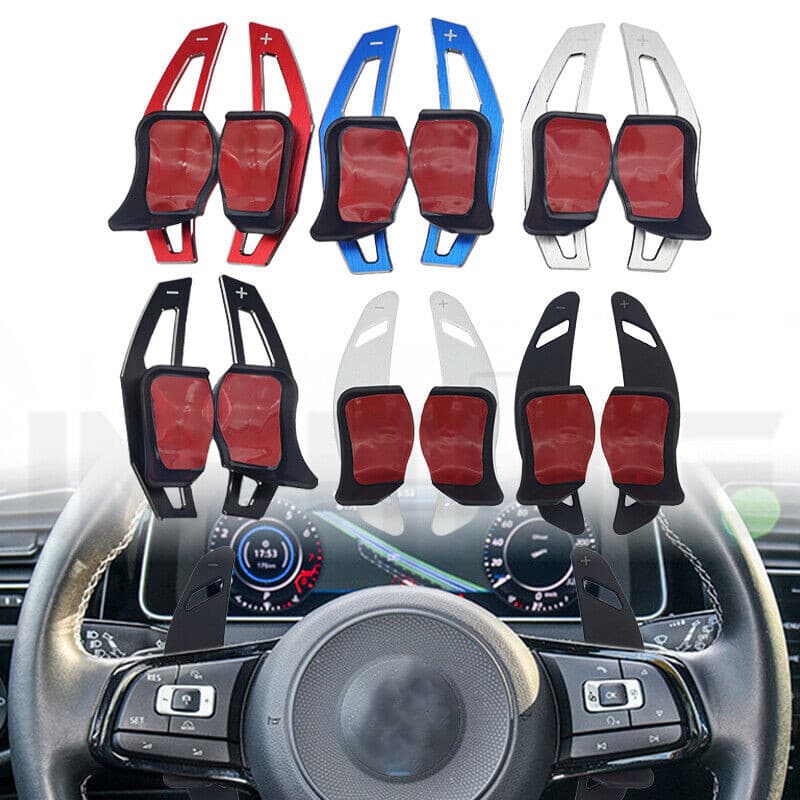 2 Pçs Volante Paddle Shift Extensão Para VW Beetle Golf 5 6 MK5 GTI MK6 Jetta Passat CC Polo Touran Sharan