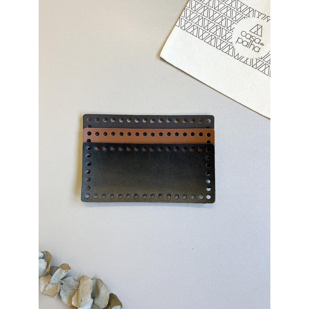 Fundo De Bolsa Retangular Em Sintético Com 3 Unidades 18x8cm