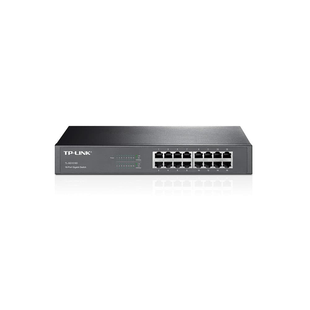 Switch 16 portas TP-Link, Gigabit, 10/100/1000mbps, TL-SG1016D(BR)