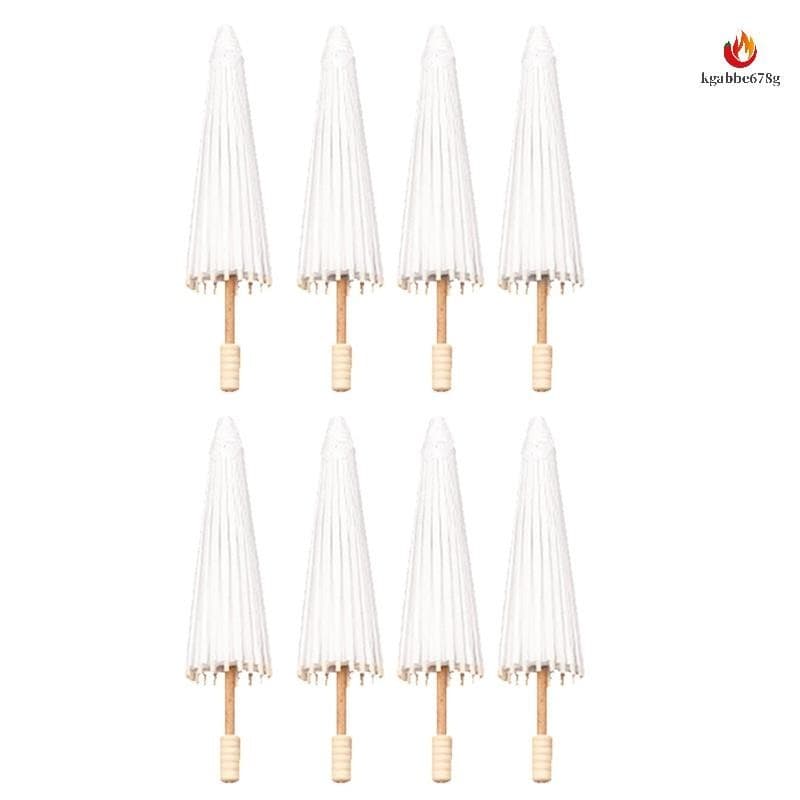 8PCS Guarda-Chuva De Papel Parasol Festa De Casamento Bambu Favor Favorito Para Peças De Chuveiro Nupcial Adereços Fotográficos kgabbe678g.br