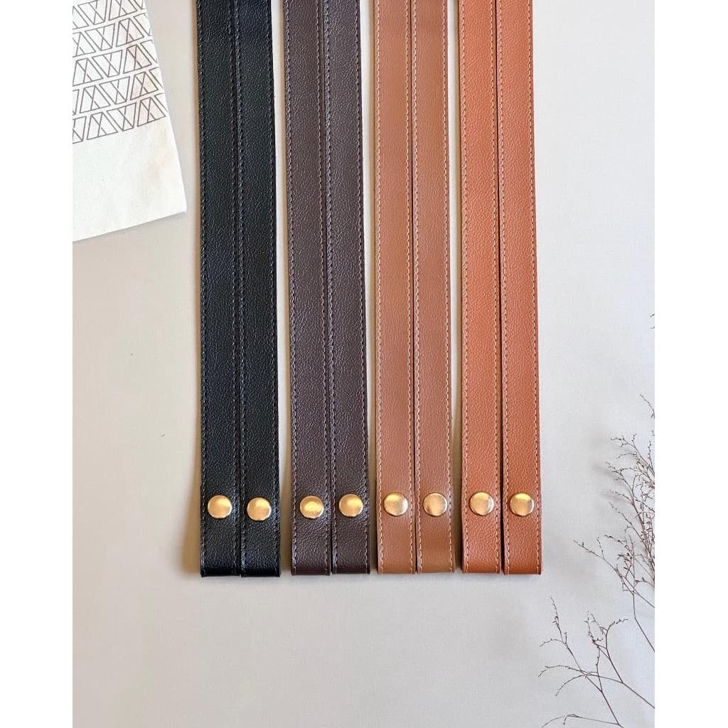 Alça de Bolsa Virginia com Metais Dourados (Par)