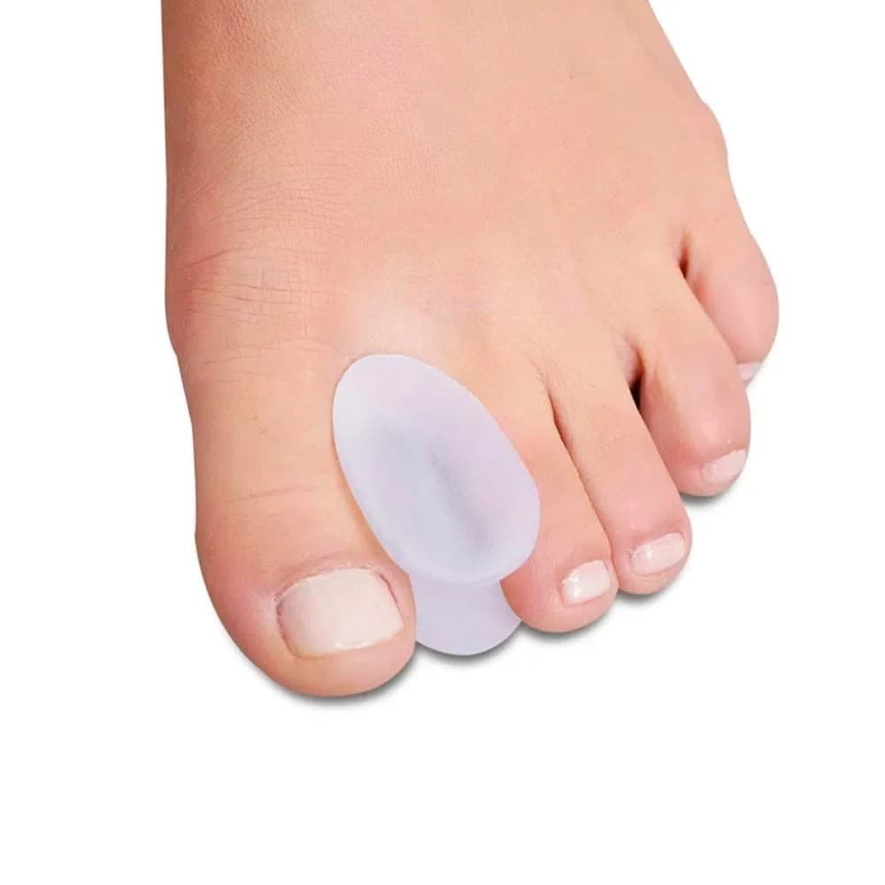 1 Par Separador de Dedos p/Joanete de Silicone Correção Pés