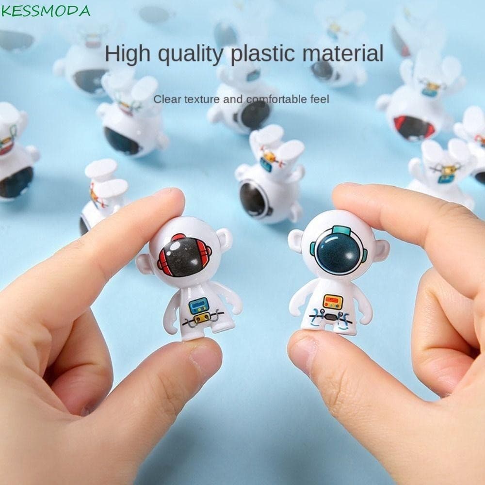 Kesselmanmoda 10pcs Spaceman Astronaut Table Bauble , Astronauta Aliviar Pressão Invertida Mini Tumbler Toy , Engraçado