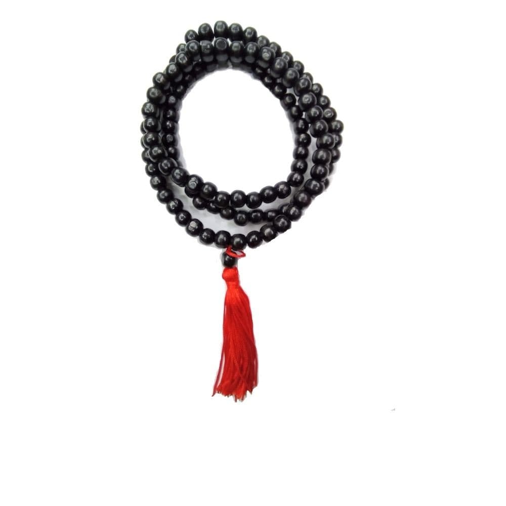 Japa Mala Para Meditar 108 Contas Preto 