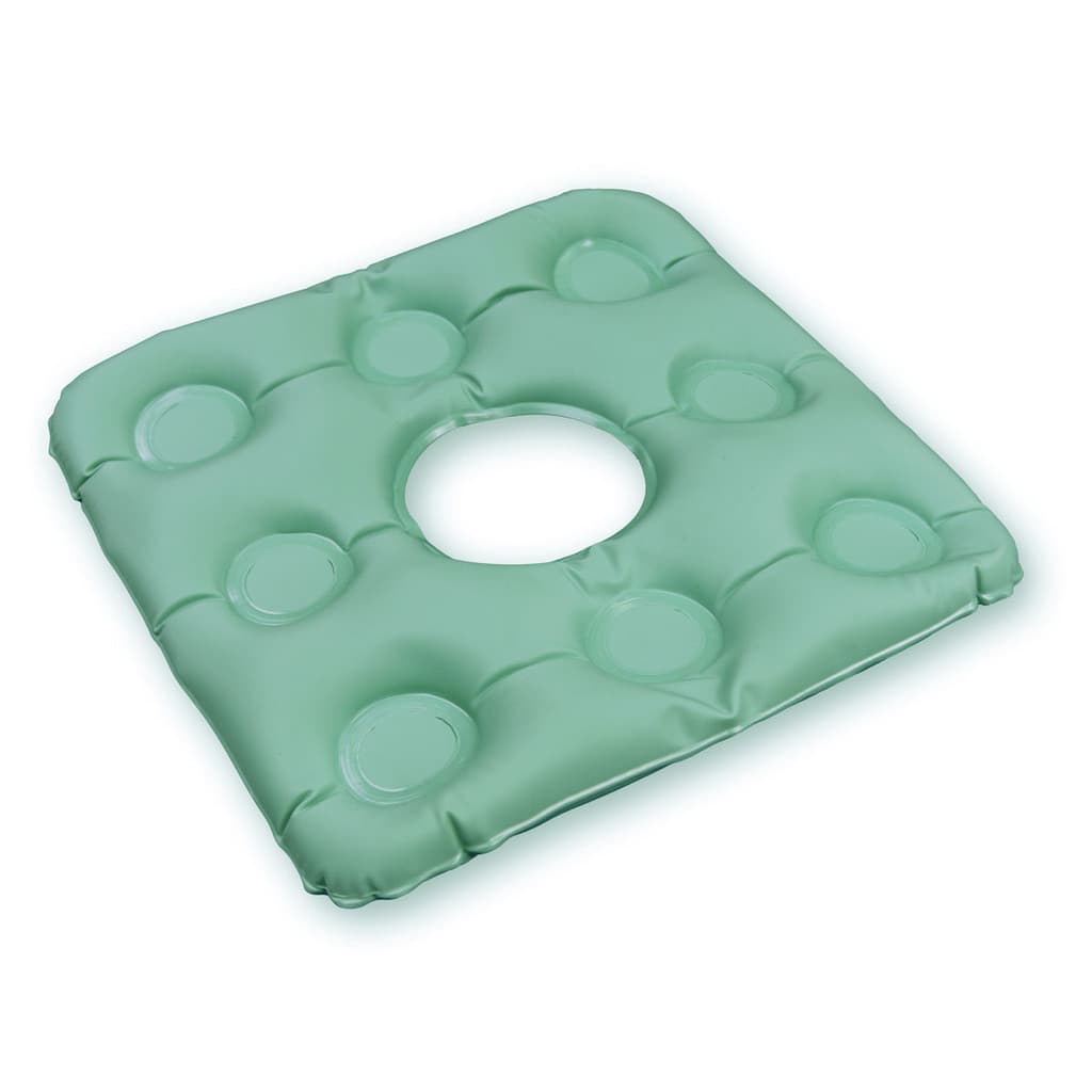 Almofada Assento Caixa de Ovo Com Orifício Ortopédico e Terapêutica Água ou Ar Inflável