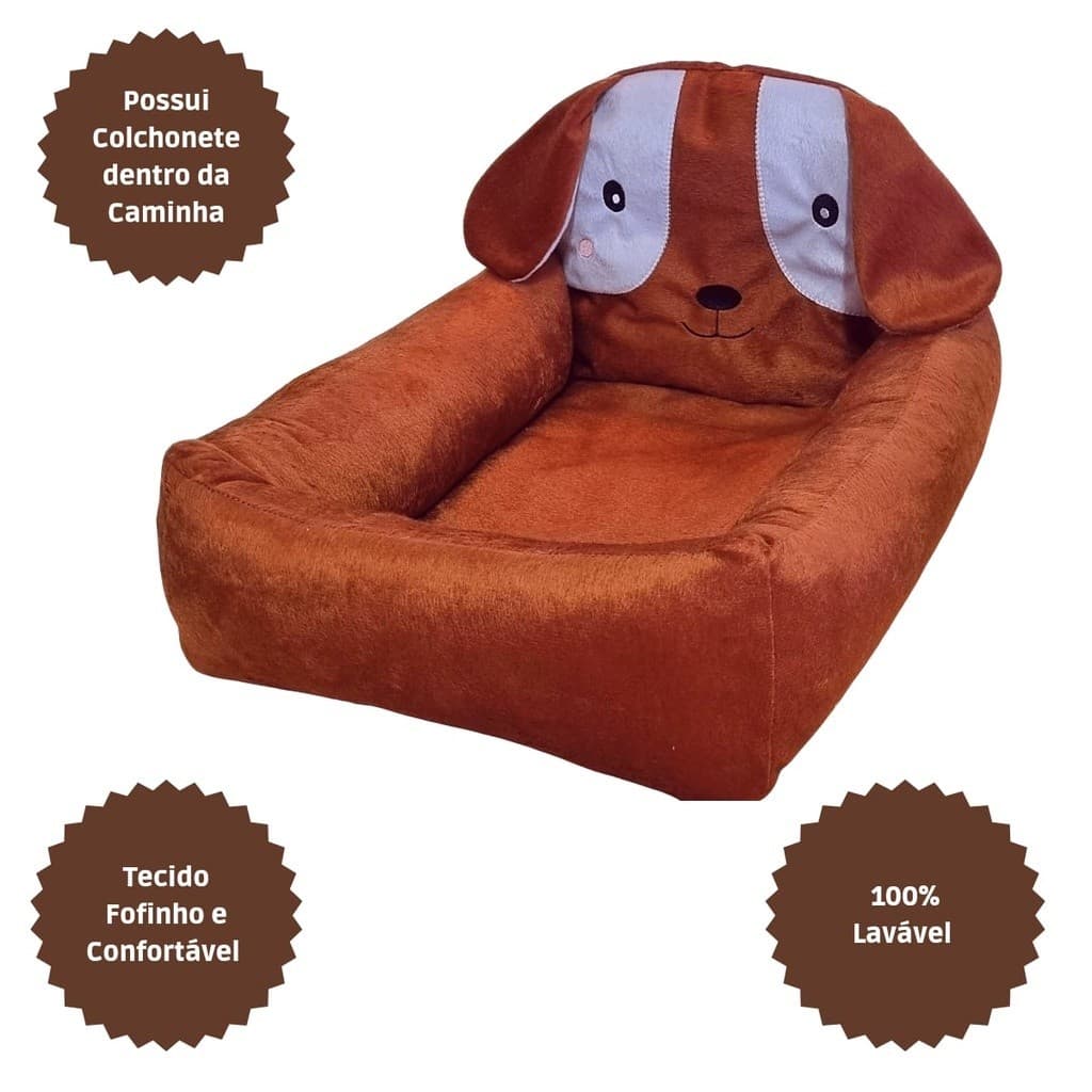 Caminha Pet Cachorro E Gato - Caminha Pet Com Cabeceira Tam. P e G