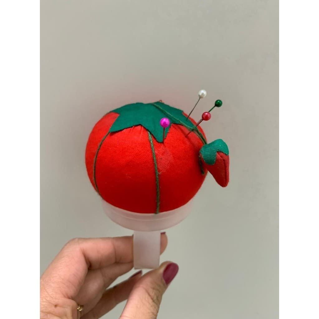 Alfineteira almofada de pulso (Tomate)