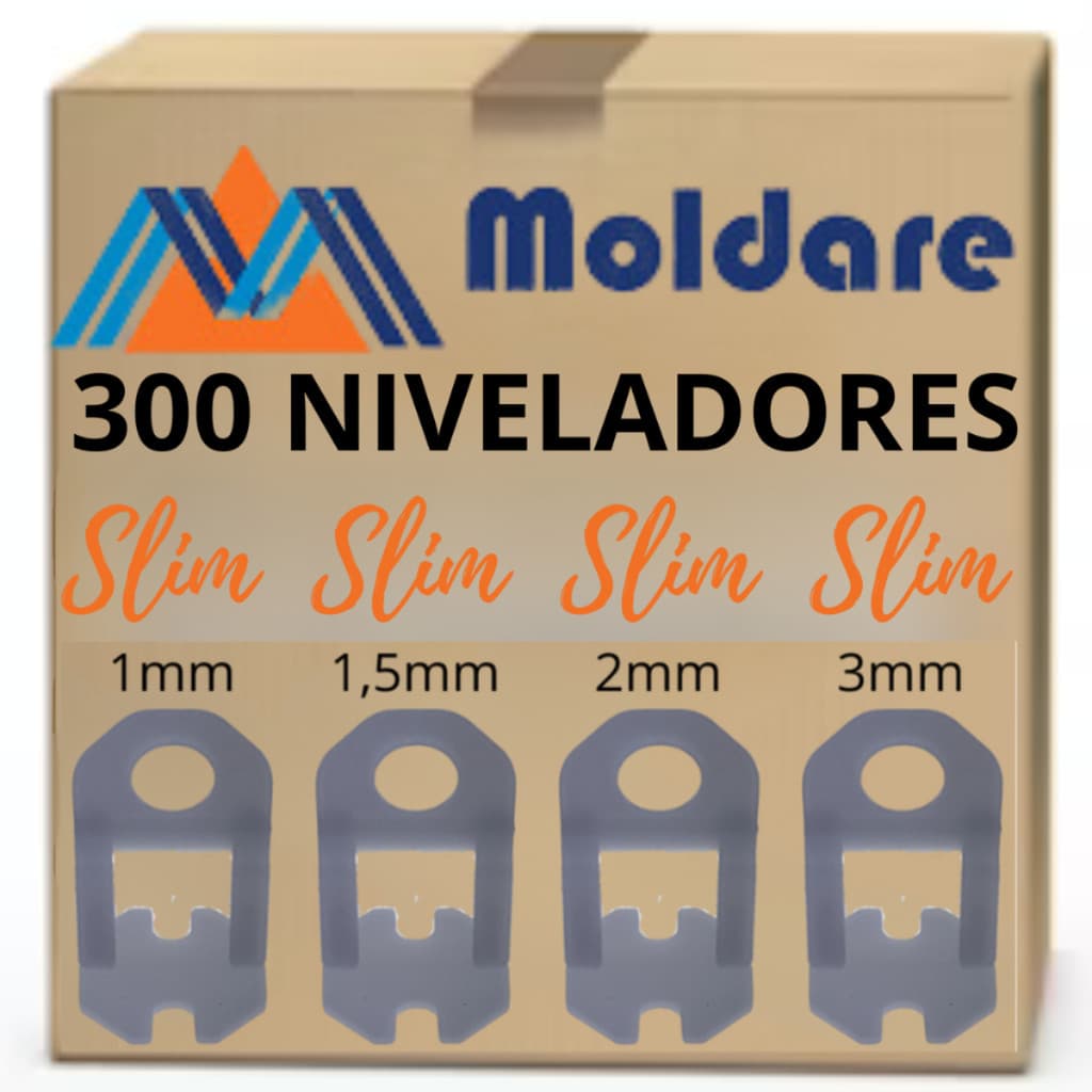 300 Nivelador Espaçador para pisos e porcelanatos Moldare