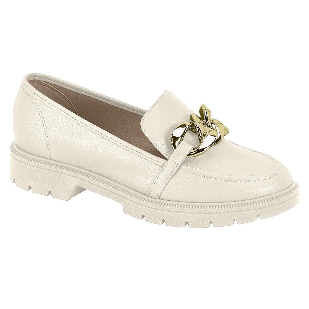 Mocassim Beira Rio Tratorado Elos Dourados Produto Original