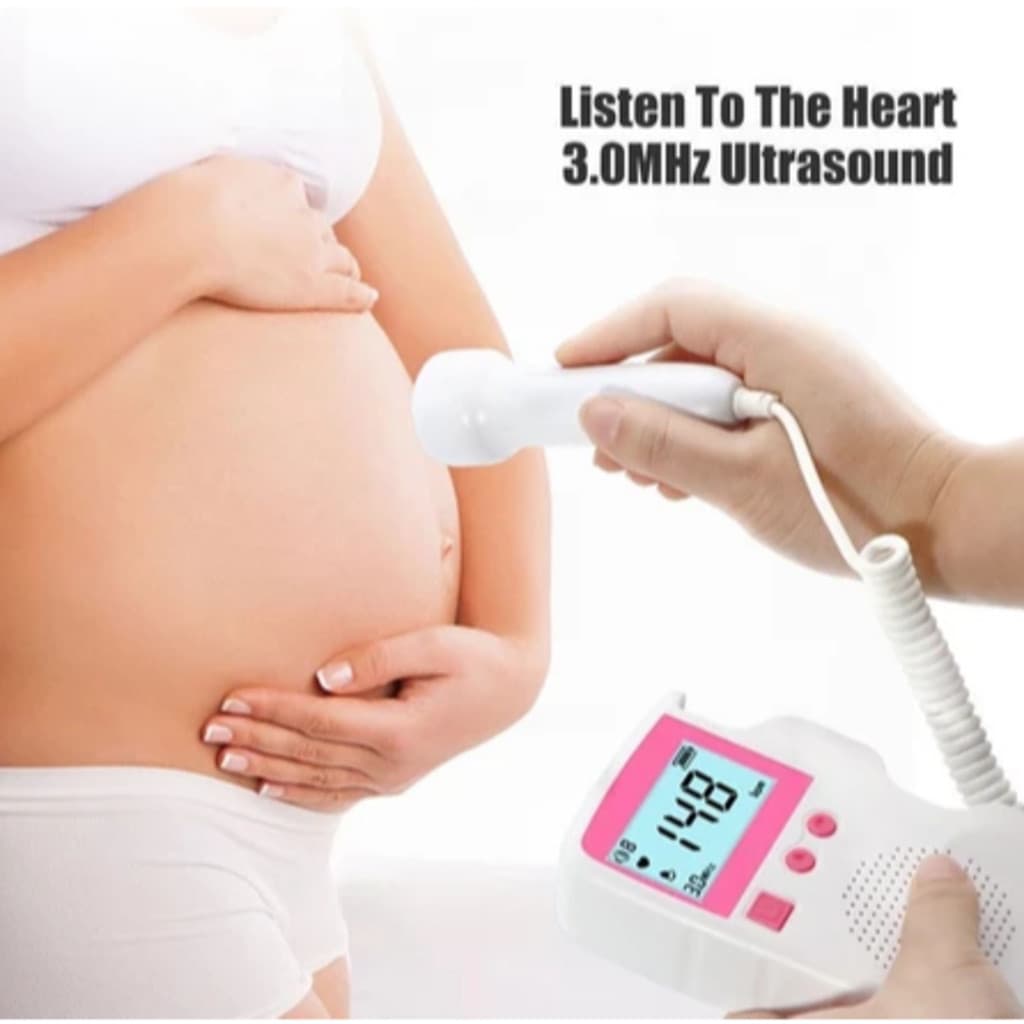 Monitor De Frequência Cardíaca Para Bebês Uso Doméstico Display De Gravidez Detector De Som Fetal Bebê JSL-T501