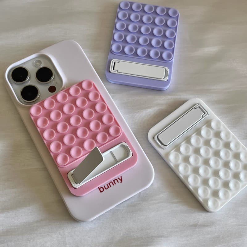 Sucção De Silicone Multifuncional Dobrável Para Suporte De Telefone Com Autoadesivo Celular Montagem Pegajosa Suportes D