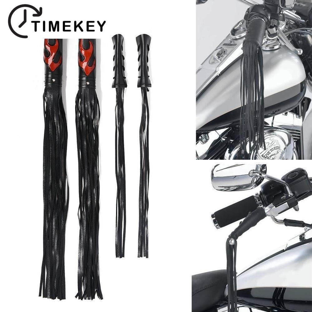 TKEY 1par De Motocicleta Guidão Borla De Franja Capa De Aperto Alavanca Decoração Cobertura Universal A3X4