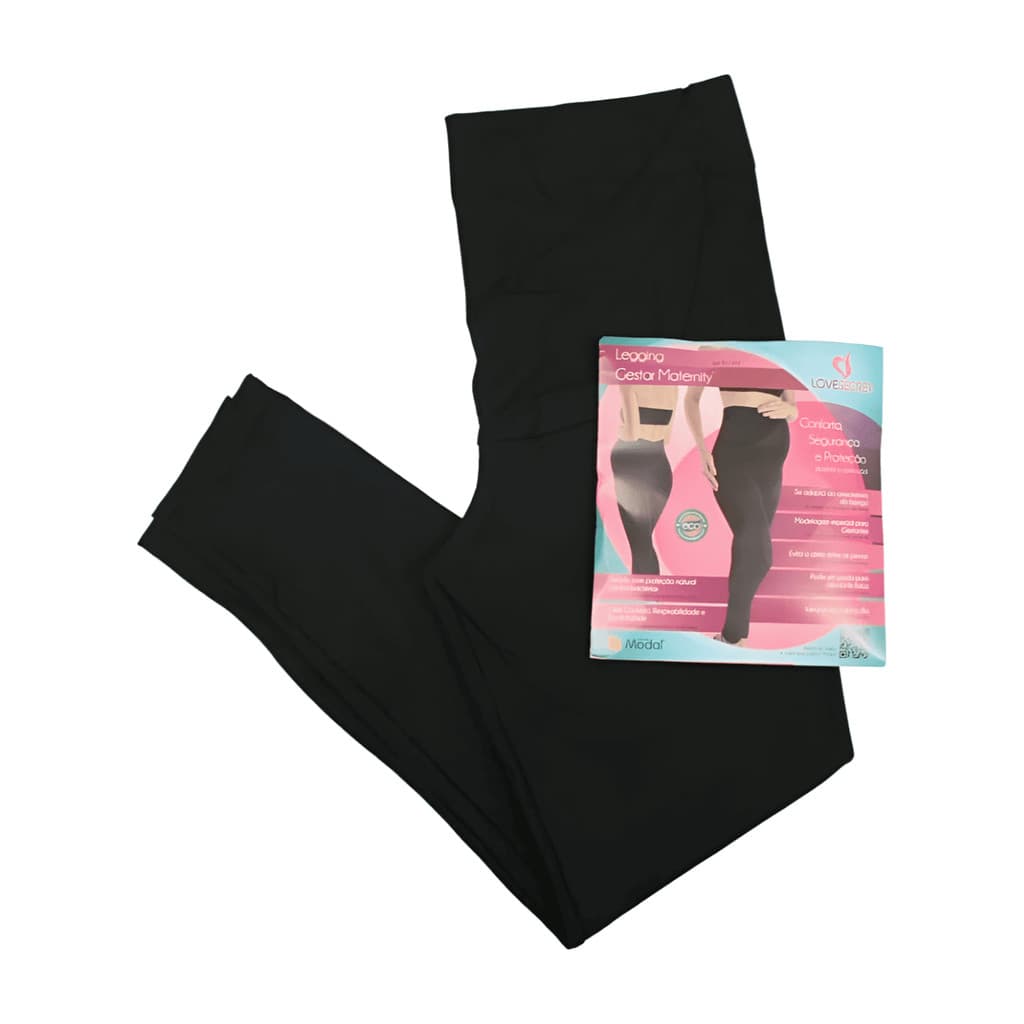 Legging Moda Maternidade Gestante Lisa - Love Secret
