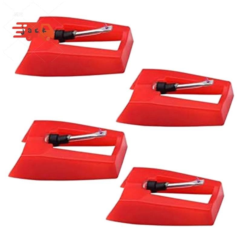 4 Pacote Rubi Record Player Agulha Plataforma Giratória Stylus Peças Acessórios Gramofone Vinil