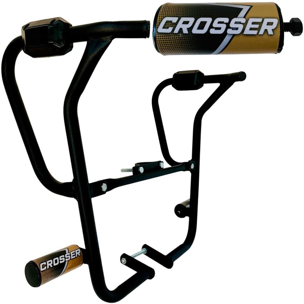 Crosser 150 Modelo 2023 Protetor Carenagem Motor Tanque Bege Mata Cachorro com Pedal Slider Moto