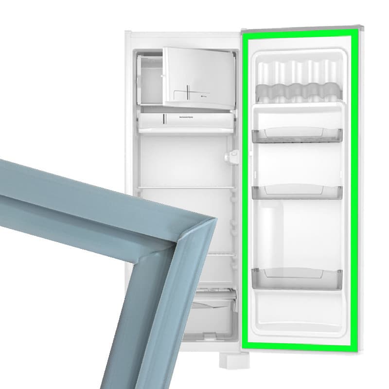 Gaxeta Borracha Vedação Geladeira Para Cce 310 57x139