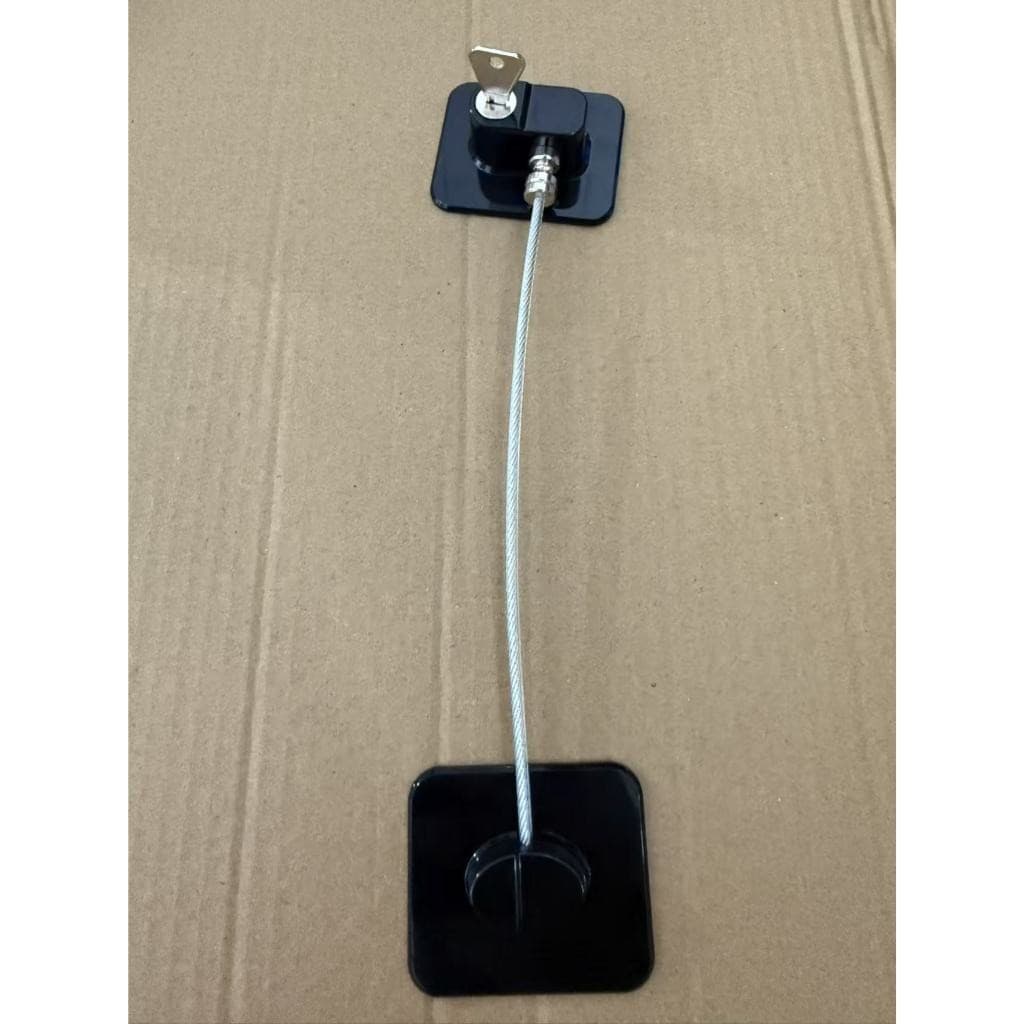 Trava Tranca para Geladeira Freezer Porta Janela Gaveta Não Precisa Furar Com Chave