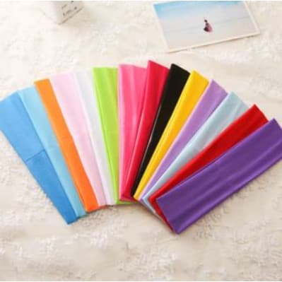 Kit Faixa De Cabelo Confortável Academia Yoga Headband