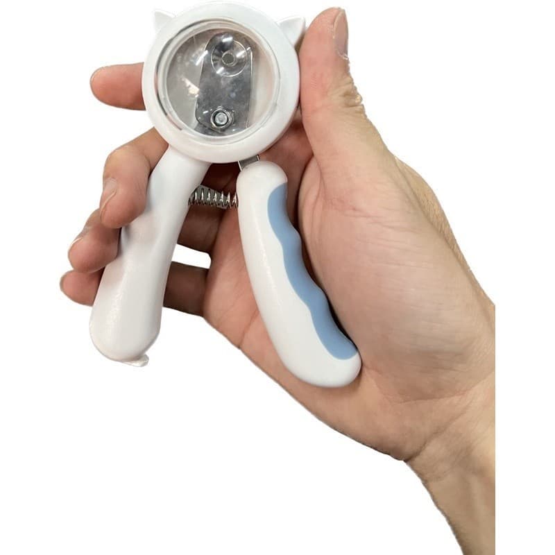 Cortador De Unha Pet Animal Com Cúpula Anti Voamento Das Unhas E Lixa