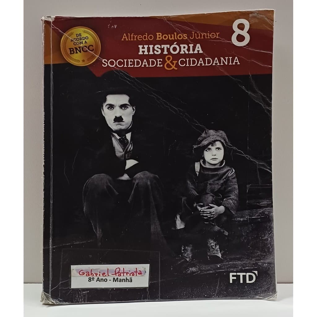 Livro História Sociedade & Cidadania Vol. 8 - Alfredo Boulos