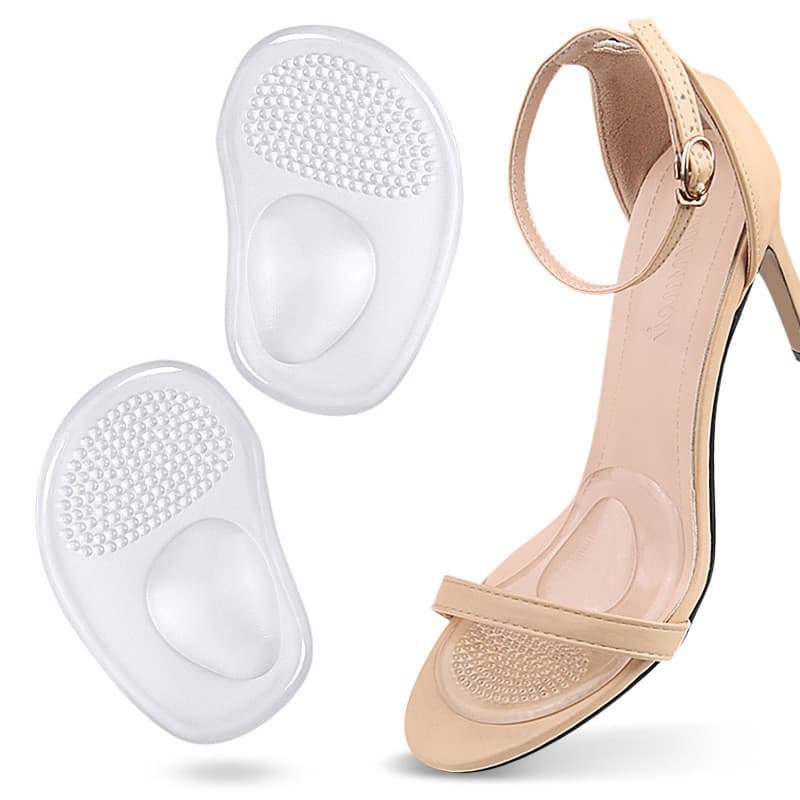 Almofada Antideslizante para Calcanhar de Pé em Salto Alto 2 em 1 PU Design