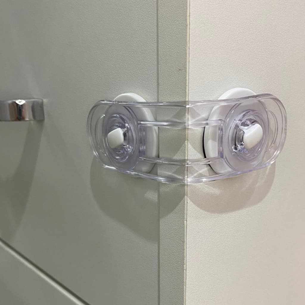 1 Peça de Travas para  gaveta, portas, armário, geladeira, segurança para criança e bêbes