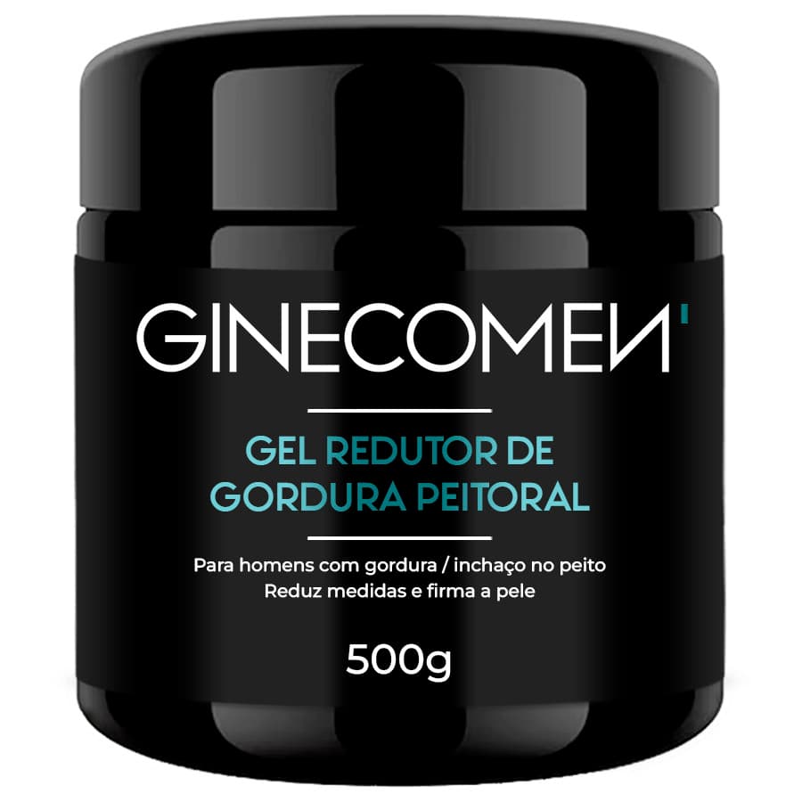 Gel Redutor de Ginecomastia Lipomastia Testado e Aprovado 500g Ginecomen