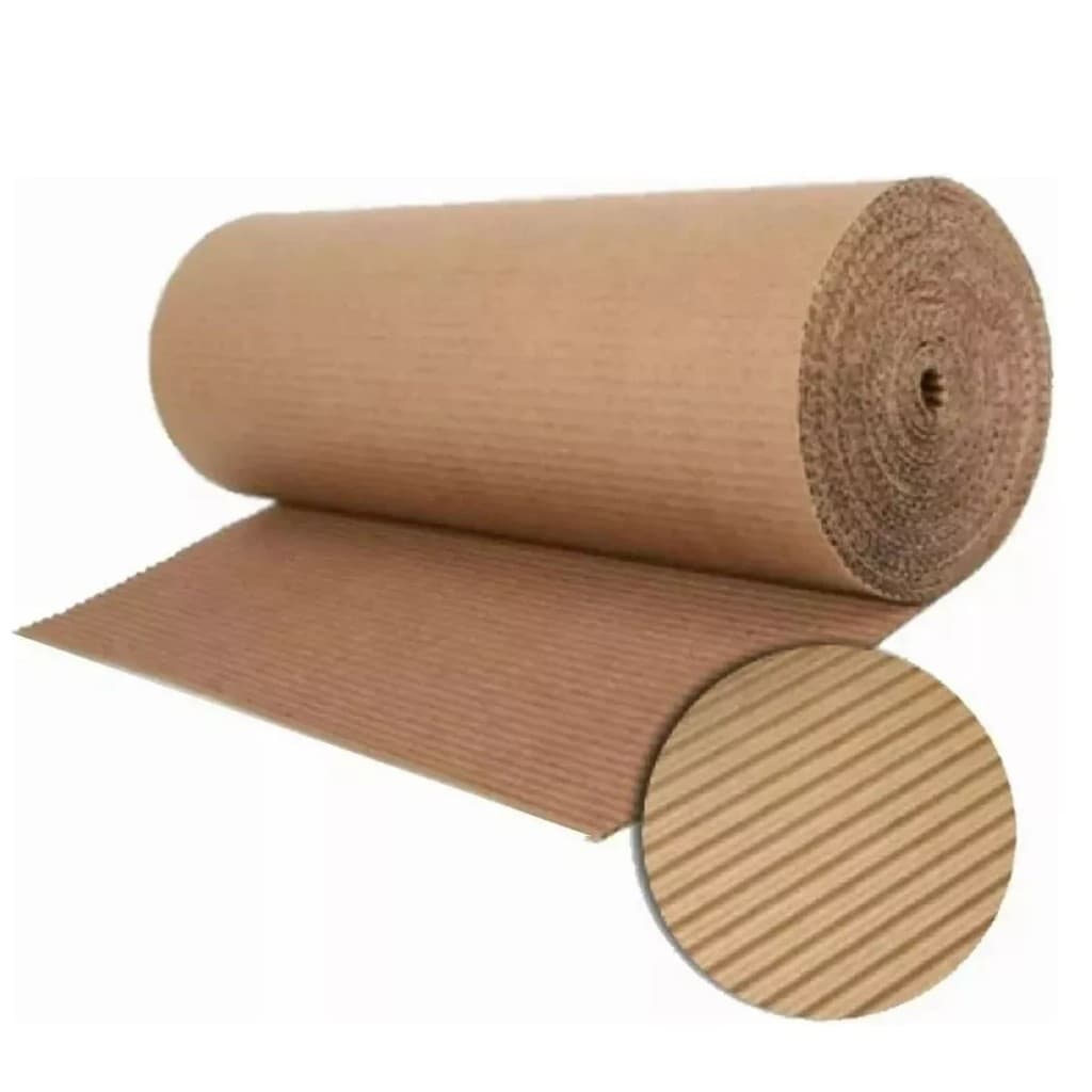 Bobina Papelão Ondulado 60 Cm X 20 Metros Salva Chão de Obra Embalagem Reforma Casa - Em Oferta