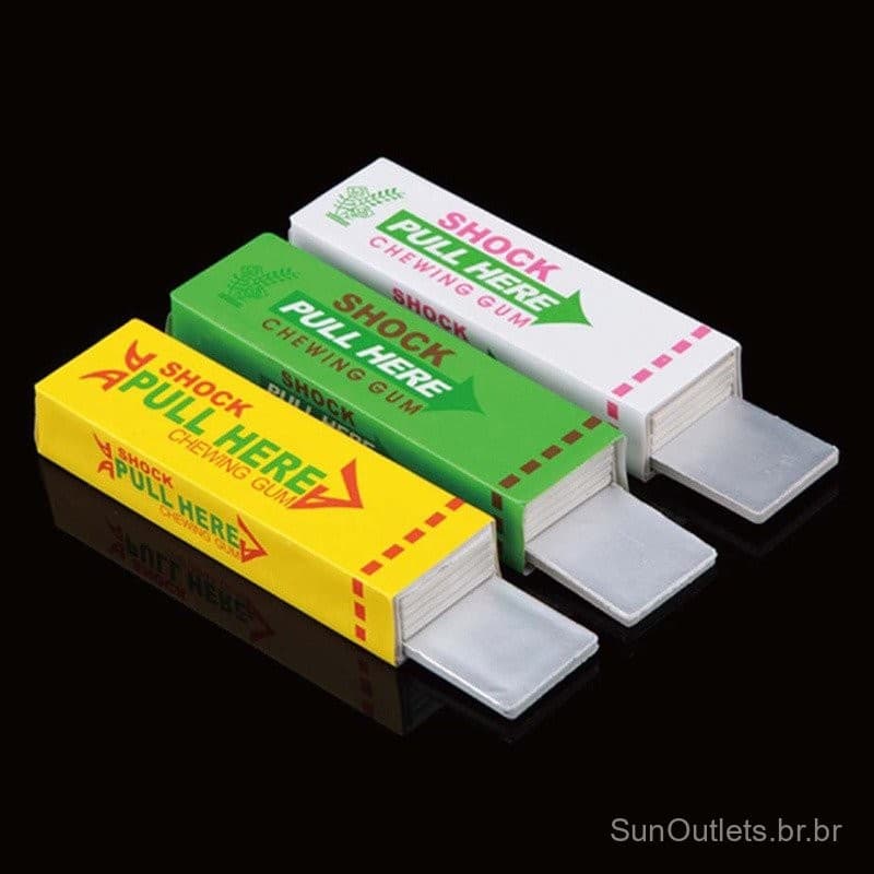 Truque Gadget engraçado do dia Foolish choque elétrico brinquedo de borracha