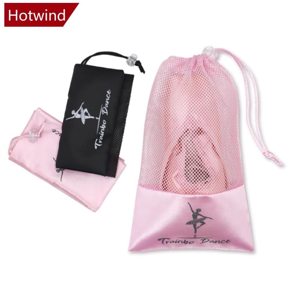 28 * 16.5CM Saco De Armazenamento De Sapatos De Dança De Grande Capacidade Com Drawstring Yoga Ballet Suprimentos Para