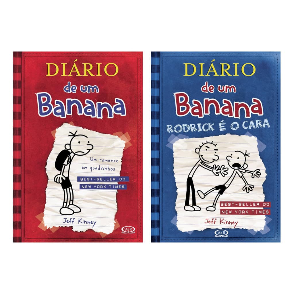 Diário De Um Banana - Vol. 1 E 2 - Jeff Kinney - 2 Livros Físicos