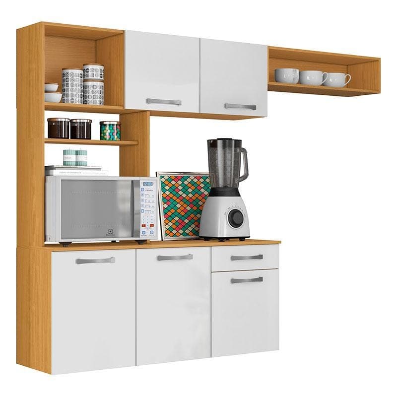 Cozinha Suspensa Nanda Cinamomo Branco – Aramóveis