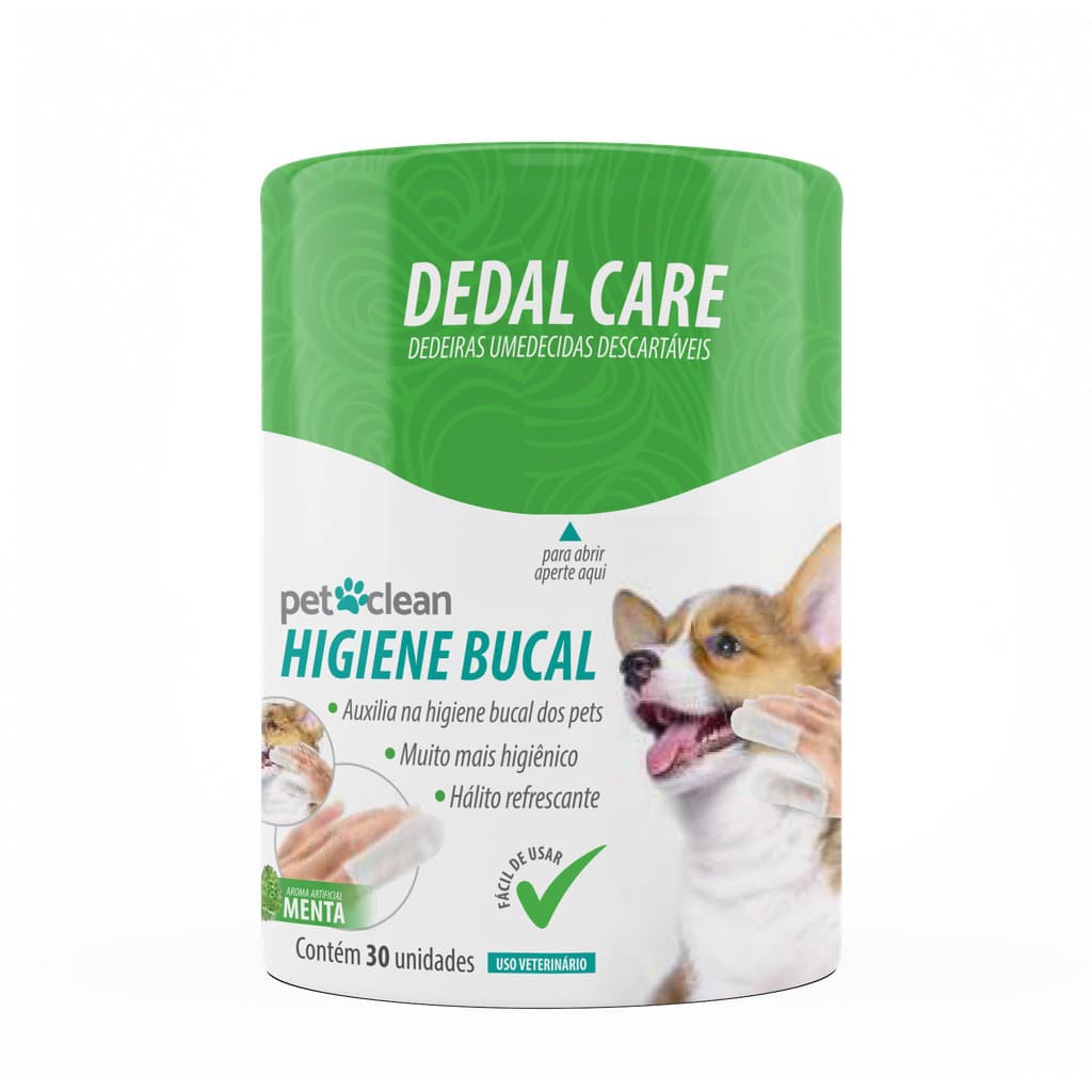 Dedal Care Higiene Bucal para Cachorro e Gato Descartáveis