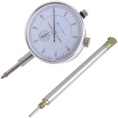 Relógio Comparador + Suporte M12 Verificação Pms 1º Cilindro