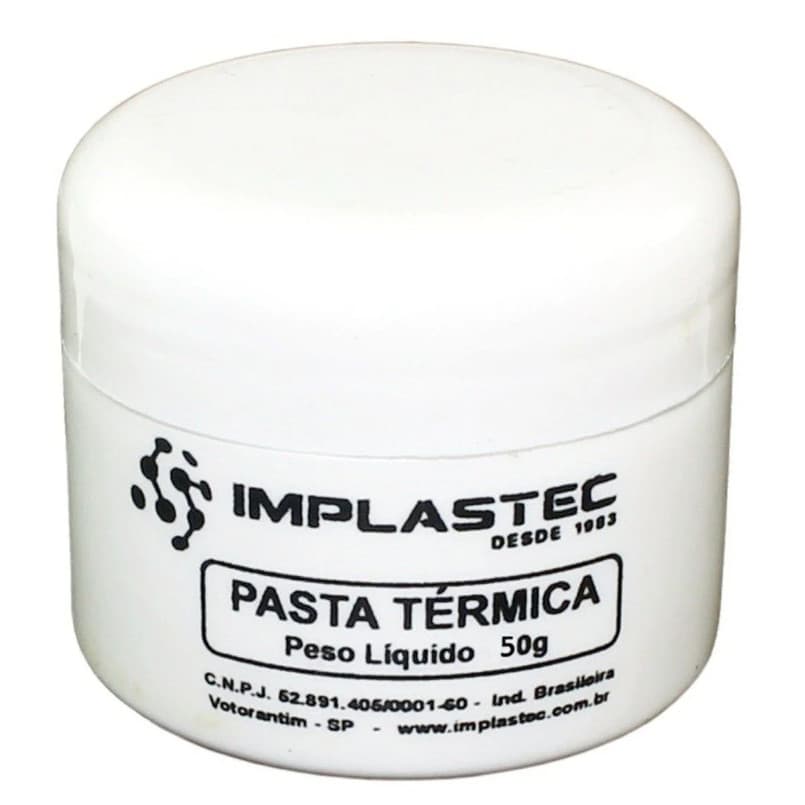 Pasta Térmica Implastec 50g Pote para CPU Processador