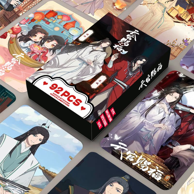 10-92pcs Anime Manhwa Lomo Cards Céu Bênção Oficial BLEACH Skibidi Toilet Personagem De Desenho Animado Adesivos Cartões