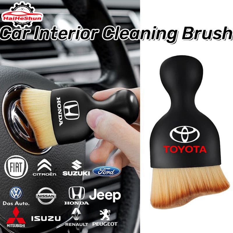 1PCS Escova Multifuncional de Limpeza do Ar Condicionado Carro Limpeza de Pó Acessórios de Interior
