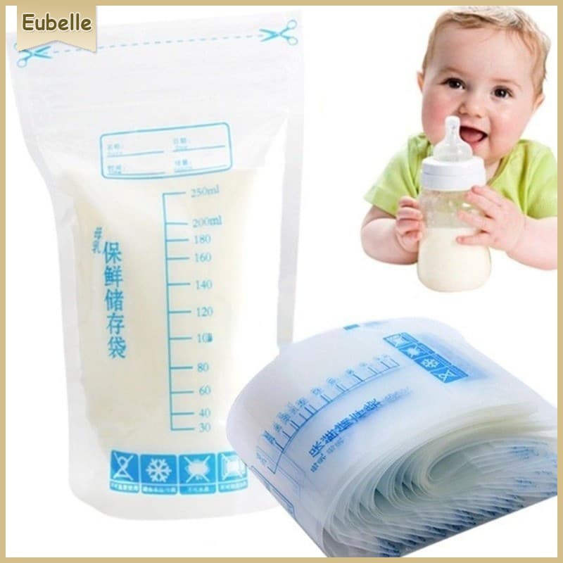 Kit 10 Bolsa Para Armazenar Leite Materno 250ml Armazenamento De Leite Saco para conservar fresco