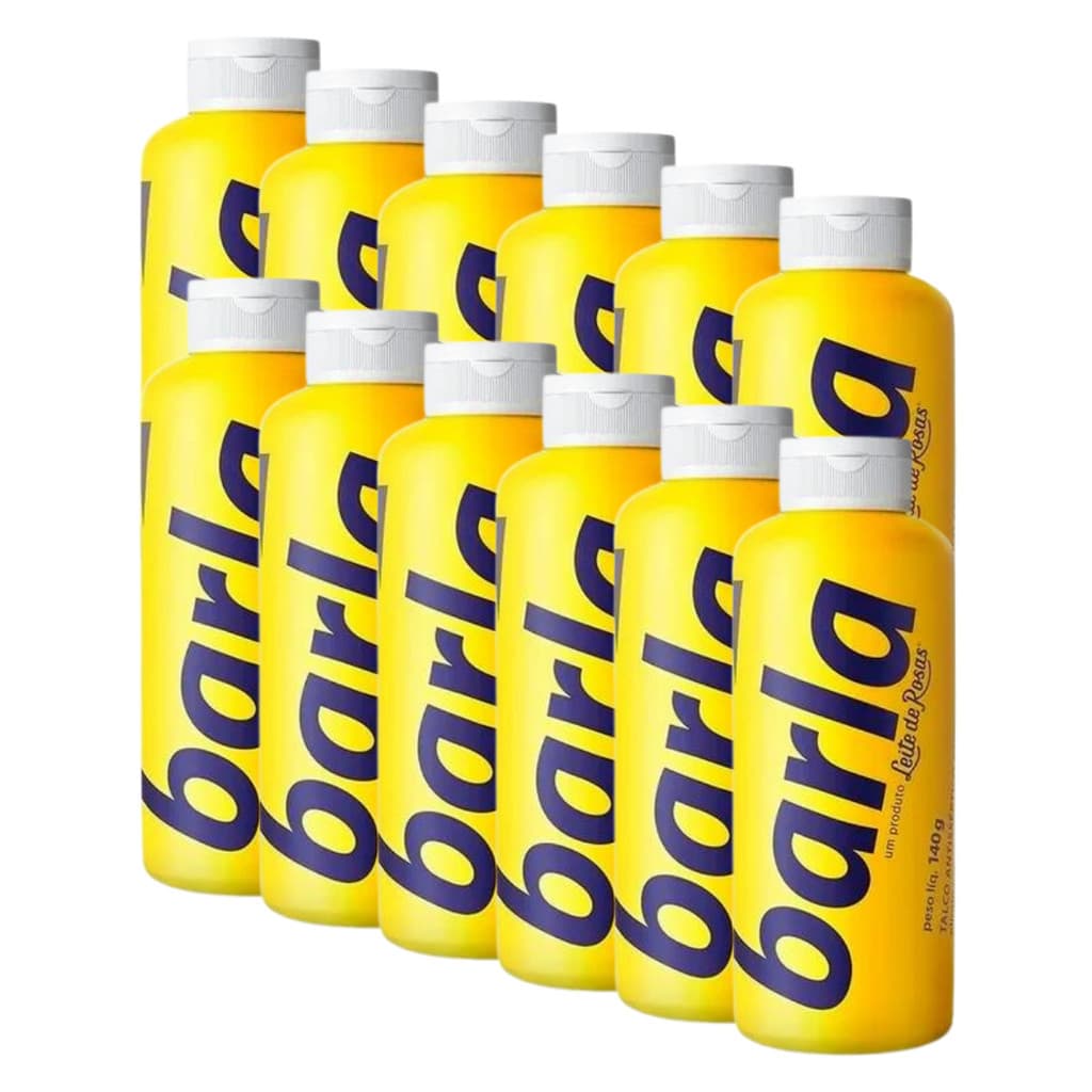 Kit 12 Talco Antisséptico Barla 140g