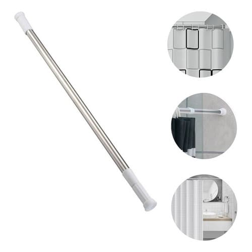 Varão Extensível Para Cortina De Banheiro De 70cm À 120cm