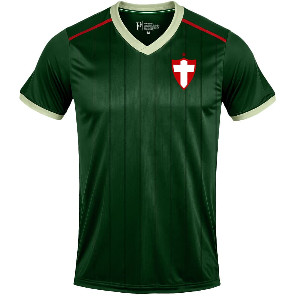 Camisa Palmeiras Retrô 1914 Cruz de Savóia Dry Masculina Oficial