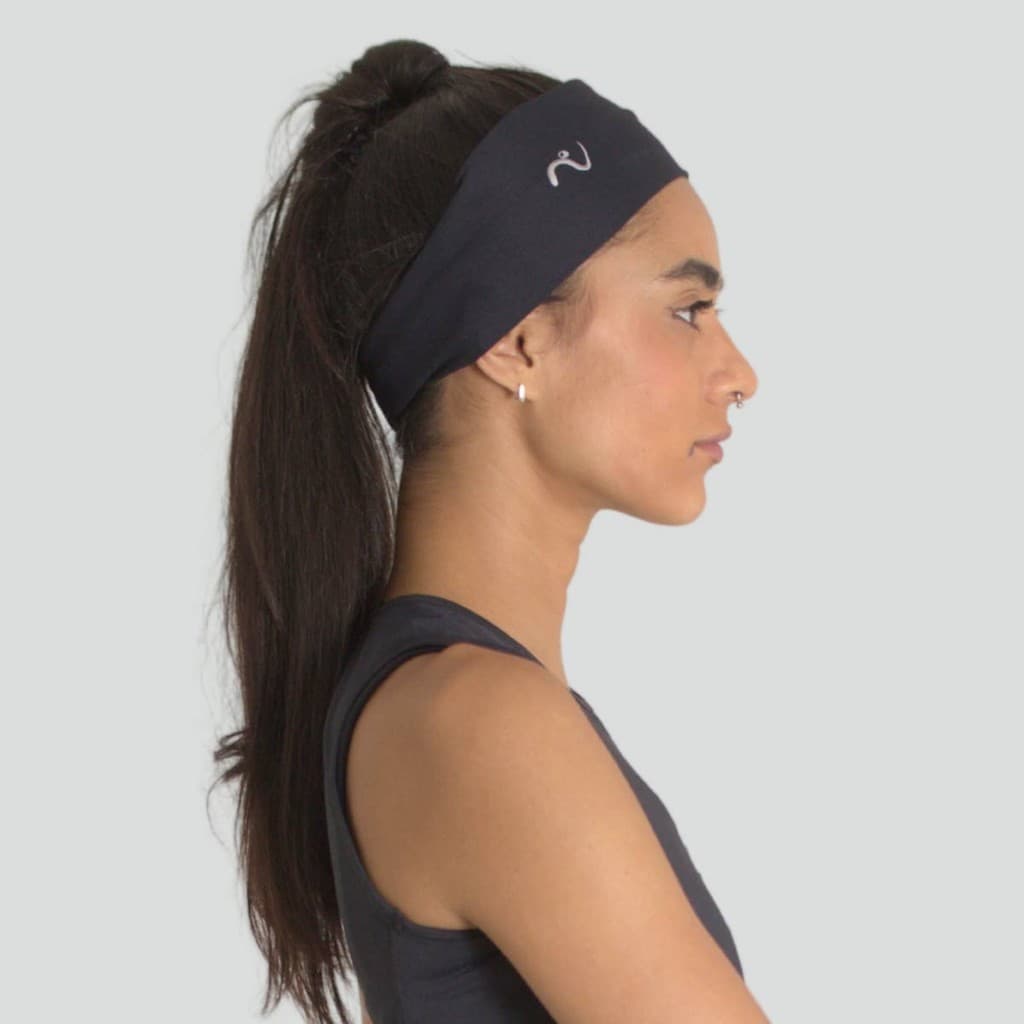 Headband Snugg Running Poliamida Preta