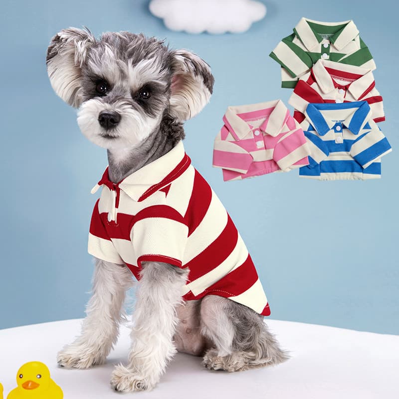 Camiseta Pólo Cachorro Para Roupas Pequenas Médias Cães Colete Gatos De Estimação