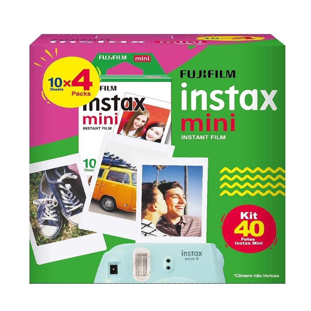 Filme Instax Mini Fujifilm - 40 Fotos